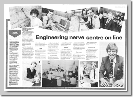 BCal News 1983 feature on MAINTROL